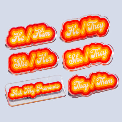 Pronoun Pin