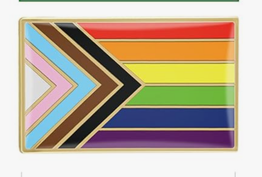 Progressive Pride Flag Pin